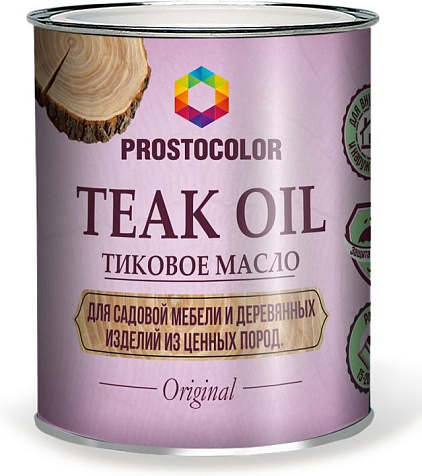 Масло тиковое Prostocolor Teak Oil , бесцветный, 0.75 л купить в СОМ