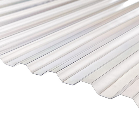 Поликарбонат кровельный трапеция прозрачный, 1,15х3 м, 0.8 мм купить в СОМ