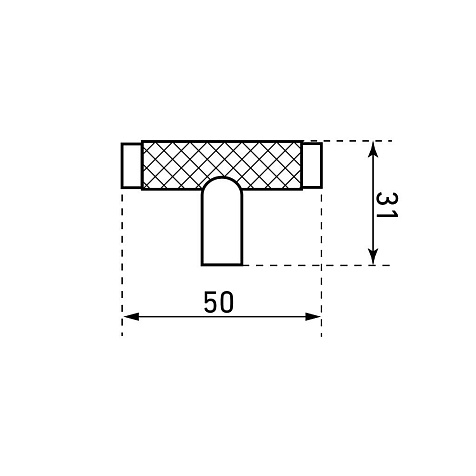 Ручка-кнопка мебельная StahlBuro AP2308 BL матовый черный, 2шт купить в СОМ