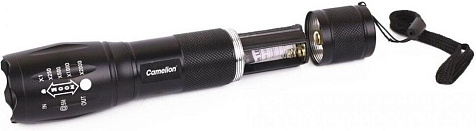 Фонарь ручной Camelion  LED51530 3xLR6, 1св/д,  5W, 200lm, алюм, 5 реж., ZOOM, до 200 м, BL купить в СОМ