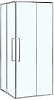 Ограждение душевое Azario Shanghai AZ-R43-90-CH-CL, 900 х900 х1950 мм, профиль хром, без поддона купить в СОМ