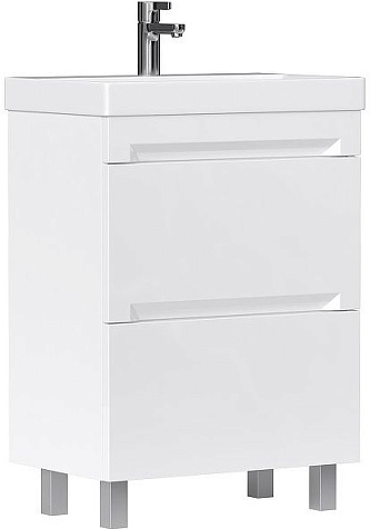 Тумба-умывальник Equil Corner 60.2Y, с раковиной Lake 9596-60 купить в СОМ