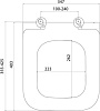 Сиденье для унитаза IDDIS 005DPSEi31, 005, дюропласт, Soft Close, Easy Fix купить в СОМ