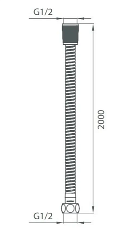 Шланг для душа Milardo 230Р200M19, 200 см, ПВХ купить в СОМ