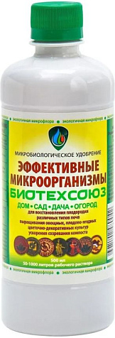 Удобрение Эффективные Микроорганизмы 0,5л Биотехсоюз купить в СОМ