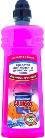 Средство для пола Никосил Дезинфицирующий 1л купить в СОМ
