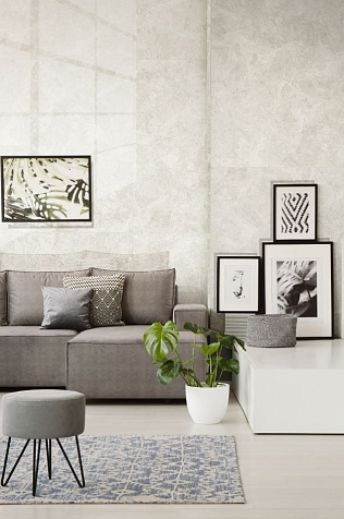 Керамогранит Global Tile Korinthos  Светло-серый  Slim полированный, 1200х600х8.5 мм, 2 шт. - 1.44 кв. м. GT120604606PR купить в СОМ