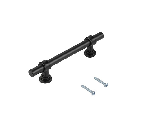 Ручка-скоба мебельная Edson 3802-128-MB MATT BLACK 128мм купить в СОМ