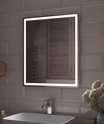 Зеркало-шкаф Vigo Geometry Comfort 600,  антизапотевание купить в СОМ