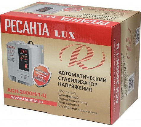Стабилизатор Ресанта АСН-2000Н/1-Ц Люкс купить в СОМ