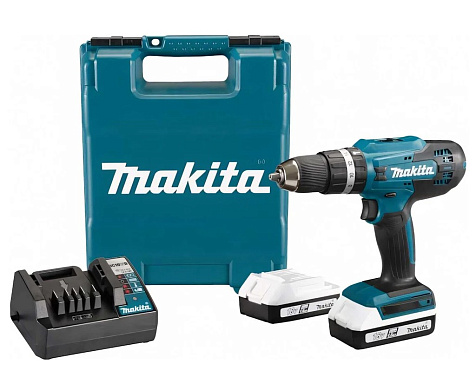 Шуруповерт MAKITA HP 488 D002, 18В, Li-ion, 1.5 А/ч, ударный купить в СОМ