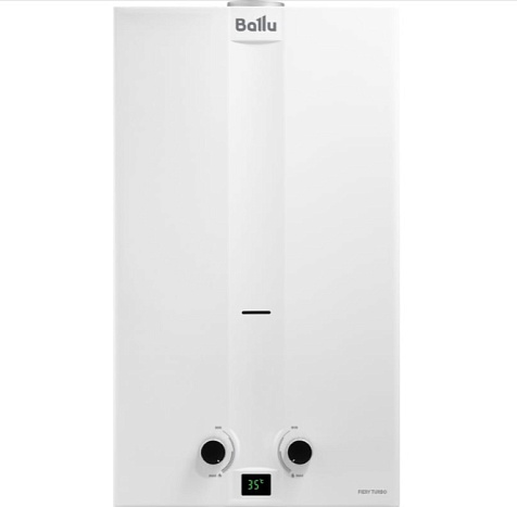 Водонагреватель проточный газовый Ballu GWH 12 Fiery Turbo купить в СОМ