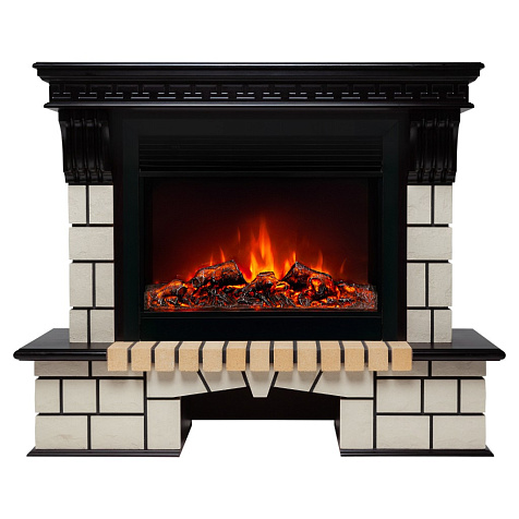 Камин электрический RealFlame Moonblaze BL/ Stone NEW 26, белый купить в СОМ