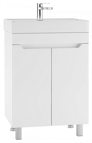 Тумба-умывальник Айсберг Мечта 60, белый, с раковиной Енисей/Комо/Риво 60 купить в СОМ