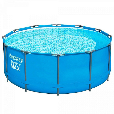 Бассейн каркасный Steel Pro MAX Bestway, 366х133 см, 2 аксессуара купить в СОМ