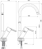 Смеситель для мойки Iddis Kitchen Line K11SB0Ji05, латунь купить в СОМ