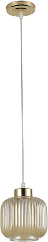 Светильник подвесной ЭкономСвет 10298/1GD AMB 40 W, E27, до 3 м² купить в СОМ