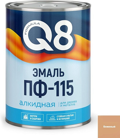 ФОРМУЛА Q8 ПФ-115, бежевая 1,8кг купить в СОМ