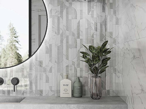Плитка настенная Gracia Ceramica Modello grey wall 04, 250х600х9 мм, 7 шт. = 1.05 кв. м купить в СОМ