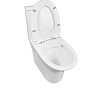 Унитаз монолит Azario Sente AZ-8614, безободковый, сиденье микролифт купить в СОМ