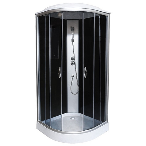 Кабина душевая Faro 440, 90х90х220 стекло серое, б/эл. низ.поддон. купить в СОМ