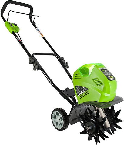Культиватор аккумуляторный Greenworks G40TL, 40В, без АКБ И ЗУ купить в СОМ
