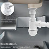 Сифон для мойки Iddis 900BVG0010VD 1 1/4"х40, с гофротрубой 40/50 купить в СОМ