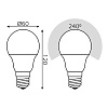 Лампа светодиодная Gauss 10Вт E27 A60 LED, 2700/4100К купить в СОМ
