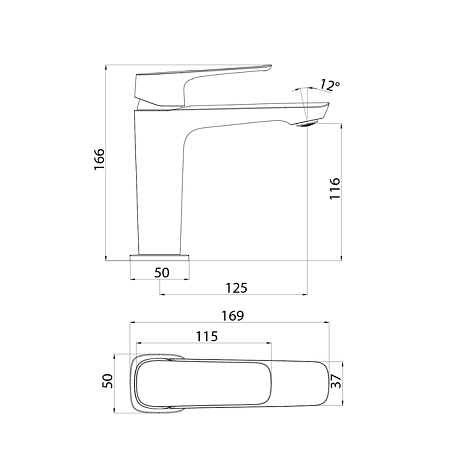 Смеситель для раковины Iddis Sign SIGSB00i01 купить в СОМ