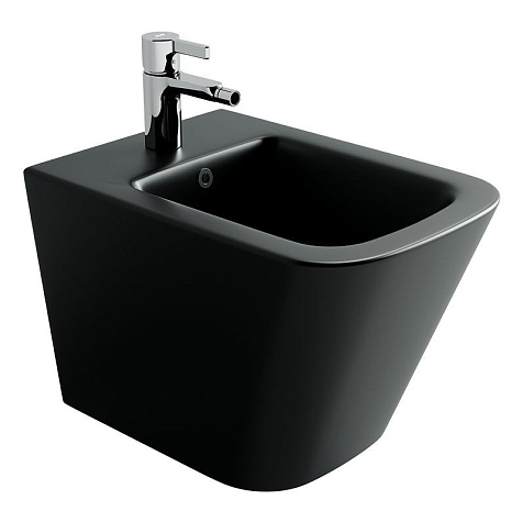 Биде подвесное Ceramica Nova Union CN4010MB, черный купить в СОМ