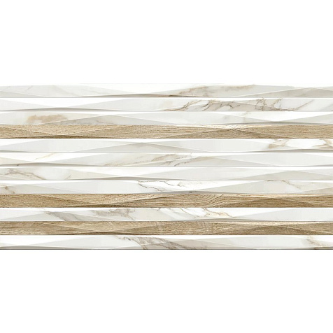 Плитка настенная Alma Ceramica Euphoria   глянец  рельеф, 249х500х8 мм, 9 шт. = 1,1205 кв, м TWU2550EPH14 купить в СОМ