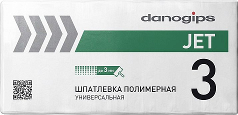 Шпаклевка полимерная Danogips DANO JET 3 выравнивающая универсальная, 20 кг купить в СОМ