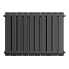 Радиатор биметаллический Royal Thermo Piano Forte, 500/100, 10 секций, черный купить в СОМ