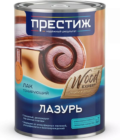 Лак Престиж Лазурь, бесцветный, 0.9 л купить в СОМ