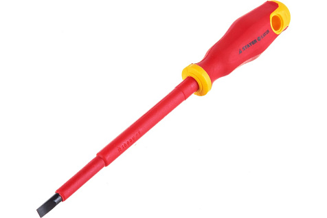 Отвертка диэлектрическая STAYER Electro, SL 5.5х125мм, 1000V купить в СОМ