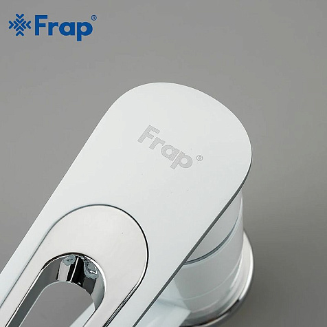 Смеситель для мойки Frap 4549, белый купить в СОМ