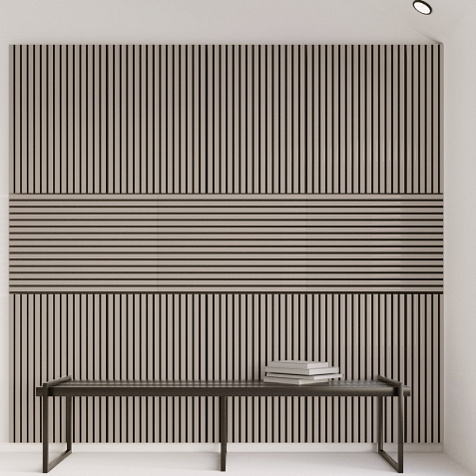 Панель МДФ Акустическая Trend De Luxe Sandgrau 900х600х21мм купить в СОМ