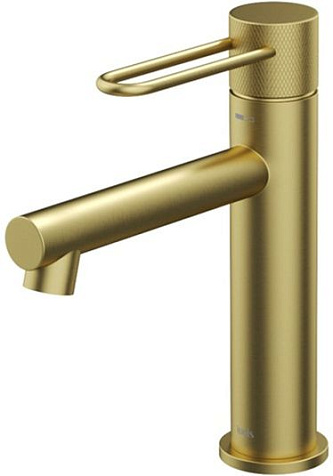 Смеситель для раковины Iddis Duna DUNMG00i01, латунь, золото матовое купить в СОМ