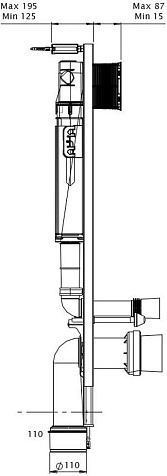 Инсталляция Azario AZ-8010-1000, унитаз Ormi AZ-0253VD, торнадо, сиденье микролифт, без кнопки купить в СОМ