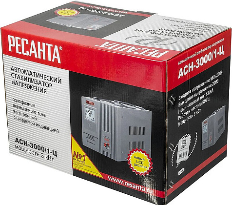 Стабилизатор Ресанта АСН-3000/1-Ц купить в СОМ