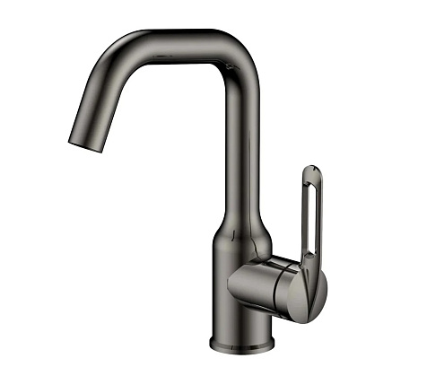 Смеситель для раковины Haiba HB10825-3, латунь, графит купить в СОМ