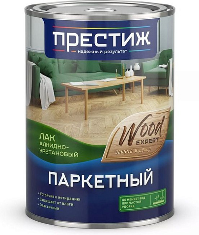 Лак алкидно-уретановый Престиж, паркетный, матовый, 0.9 л купить в СОМ