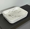 Раковина накладная Comforty N78109MWY-2 500 х390 х130 мм, мрамор матовая купить в СОМ