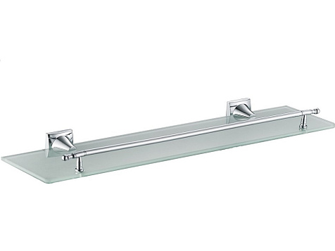 Полка для ванной Haiba HB8507, стеклянная, хром купить в СОМ