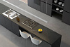 Керамогранит Global Tile Lakeside  Черный  линии, 1200х600х9 мм, 2 шт. - 1.44 кв. м. GT1206014365MR купить в СОМ