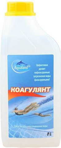 Средство для очистки воды Коагулянт Aqualand 1л купить в СОМ