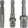 Набор адаптеров для торцевых головок Trigger, 1/4", 3шт купить в СОМ