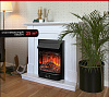Камин электрический RealFlame Majestic Lux/Neapolis, камень бежевый, шпон белый купить в СОМ