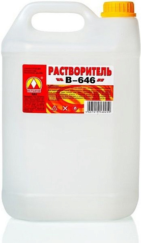 Растворитель 646 Вершина, 5 л купить в СОМ