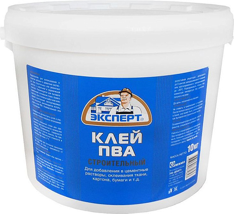 Клей ПВА Эксперт строительный, 10 кг купить в СОМ